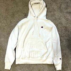 White Champion Hoodie